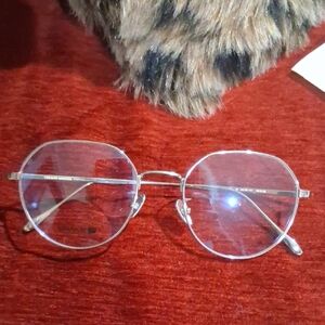 NWOT Chrome Hearts CH5128 Round Silver Eyeglass Frames RXABLE Unisex